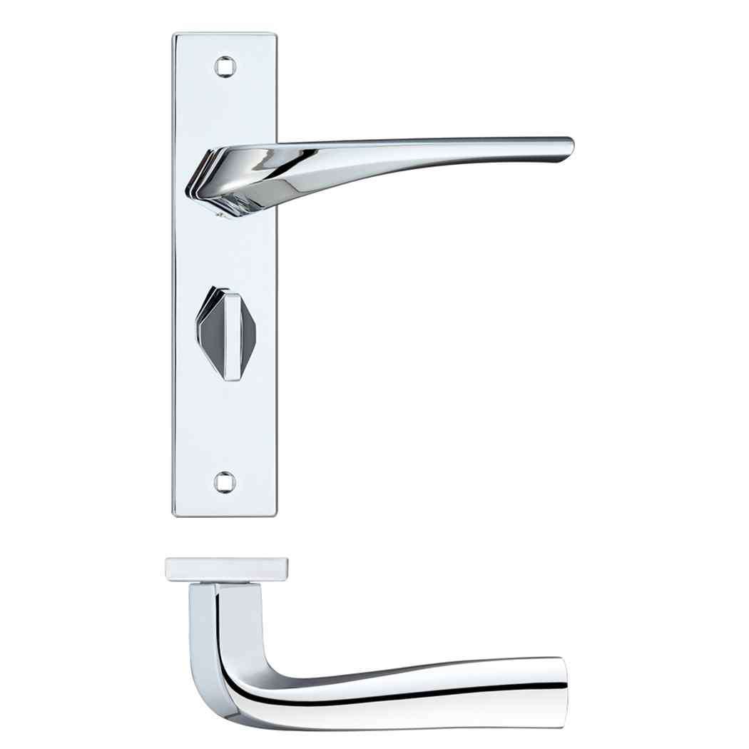 lpd ironmongery dorado polished chrome privacy handle hardware pack