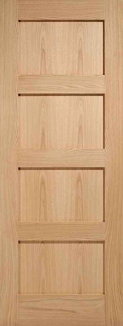 LPD Oak Shaker 4P Pre-Finished Internal Door