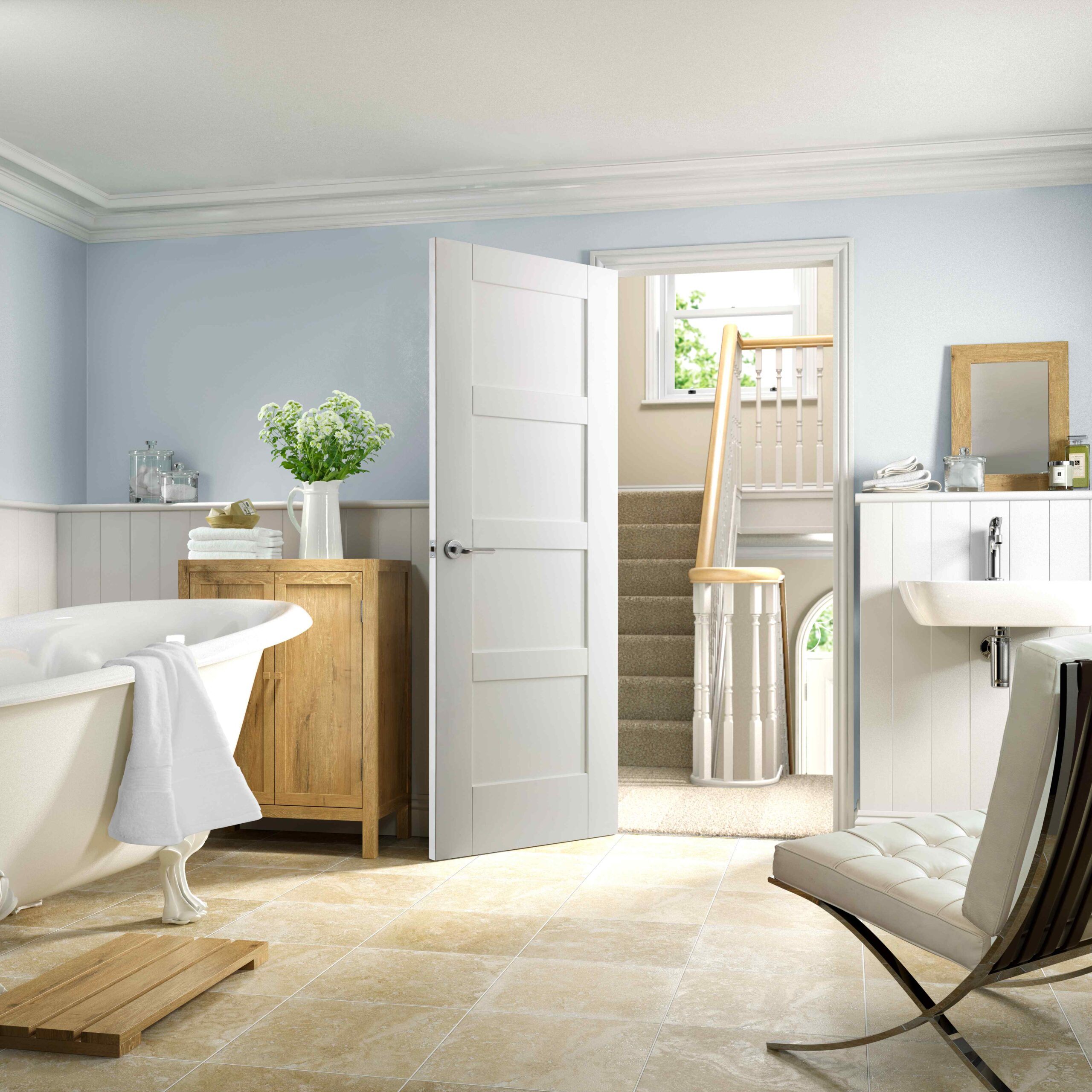 xl joinery shaker 4p bi fold white primed internal door 2