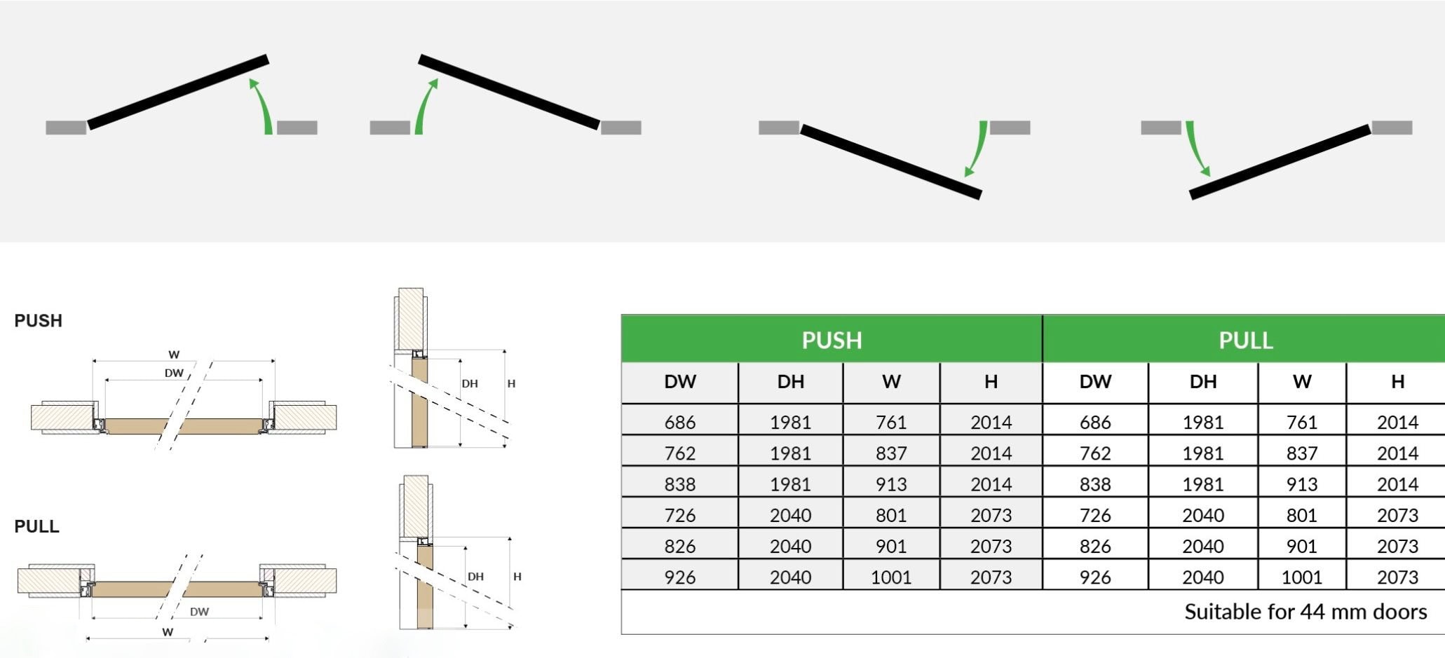 Invisible Frameless Hidden Concealed White Primed Flush FD30 Fire Door - Image 11