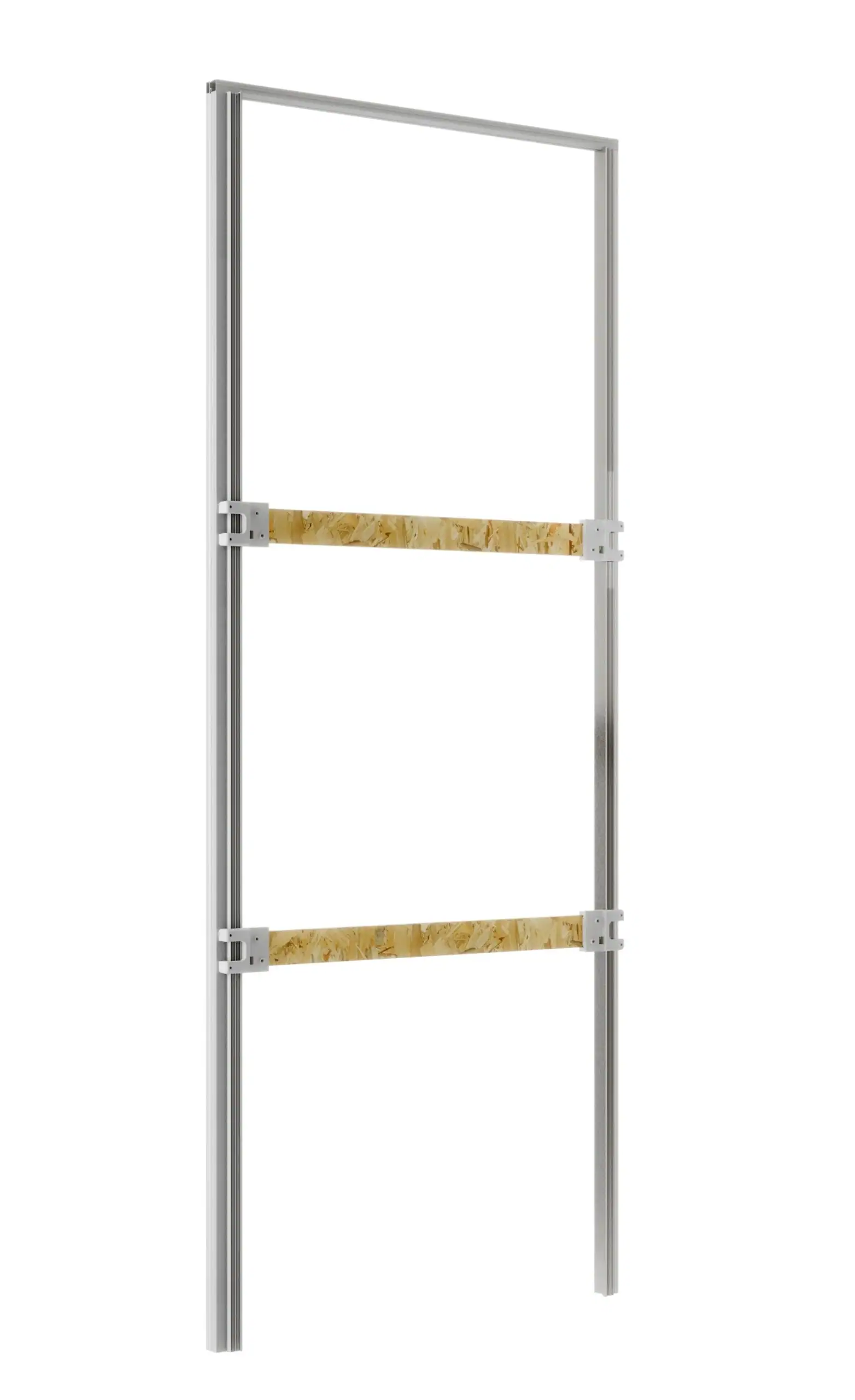 Invisible Frameless Hidden Concealed White Primed Flush FD30 Fire Door - Image 9