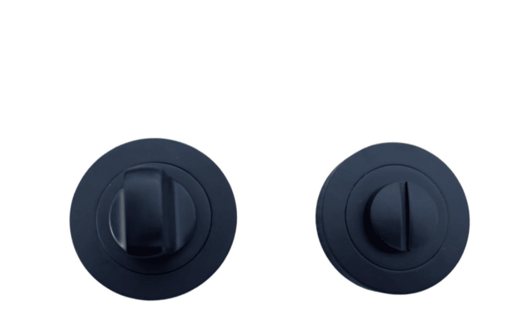 Black Bathroom Thumb Turn