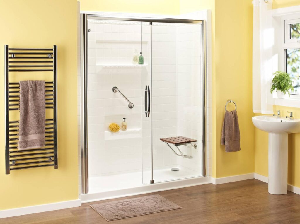 Remplacement baignoire par douche senior securiséé