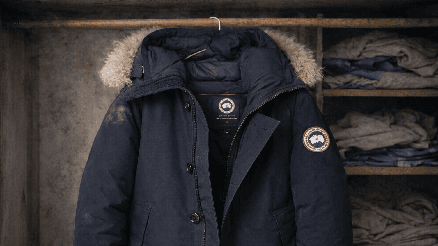 カナダグースの白化・テカリはクリーニングで直る？2月時点でできる修理リペアの限界