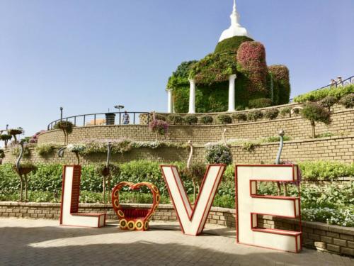 Miracle Garden Dubai Love
