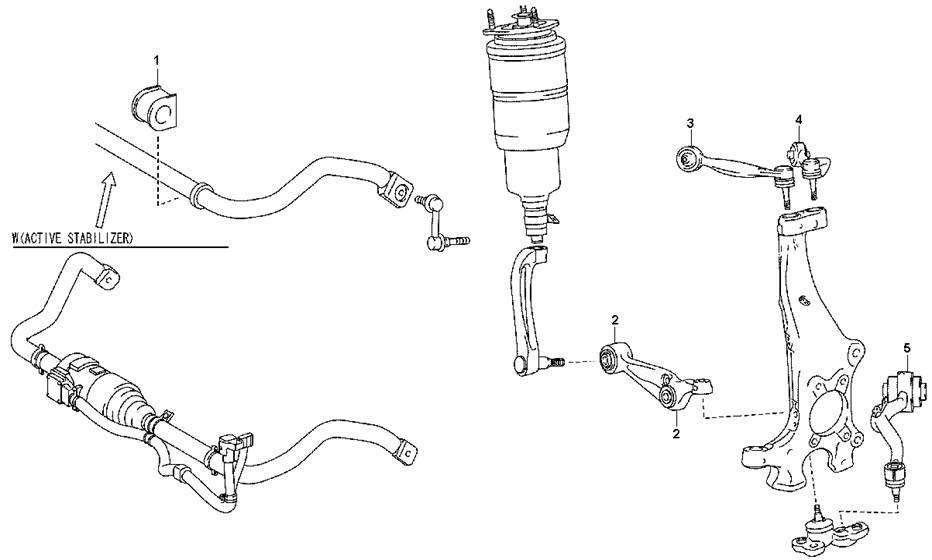 Front suspension