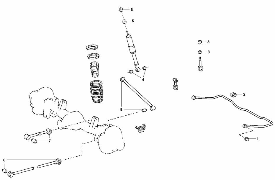 Rear suspension