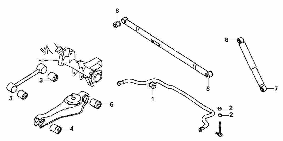 Rear suspension