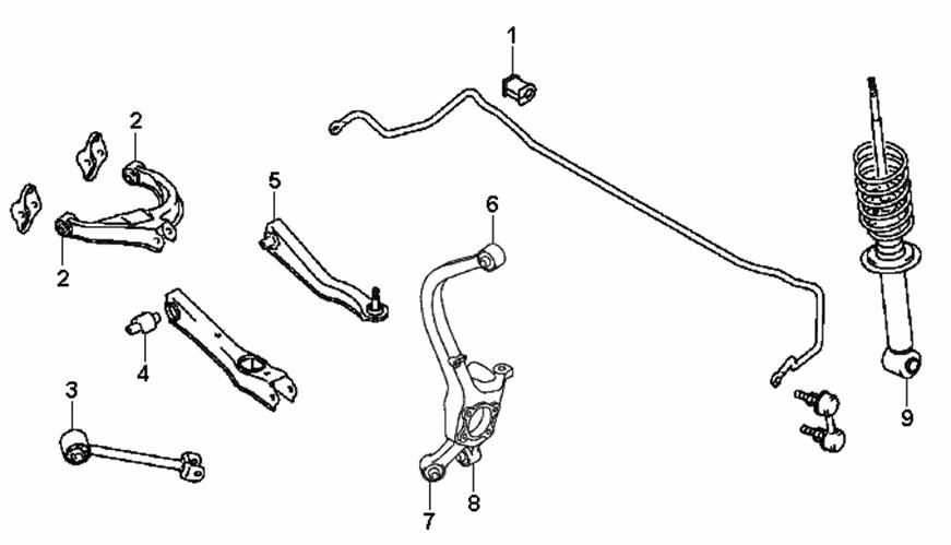Rear suspension
