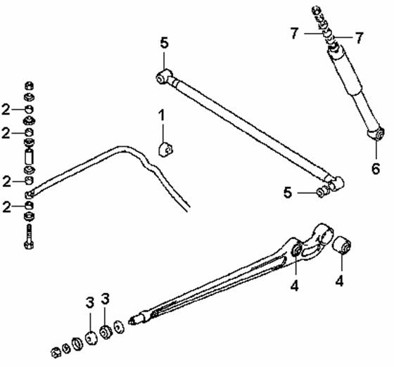 Rear suspension