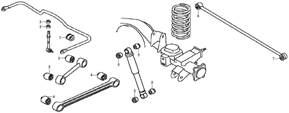 Rear suspension
