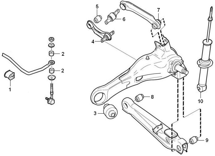 Rear suspension