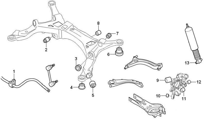 Rear suspension