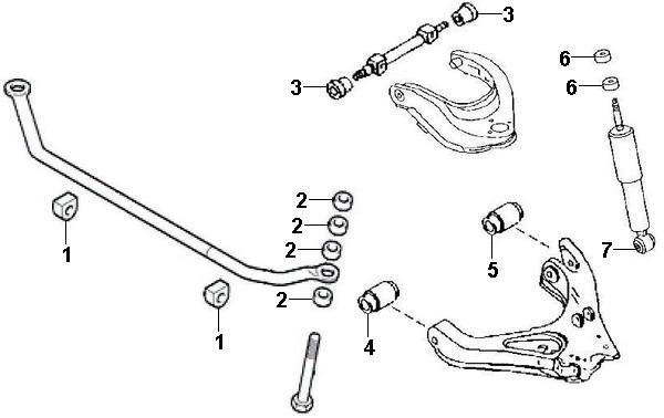 Front suspension 4WD