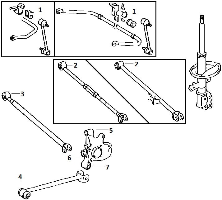 Rear suspension