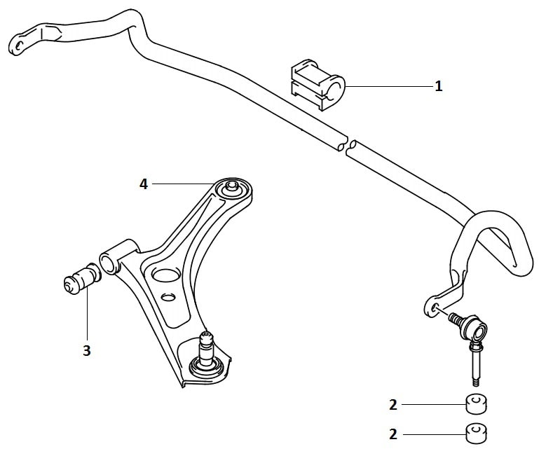 Front suspension
