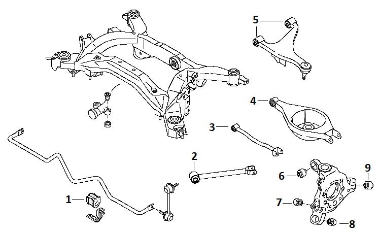 Rear suspension