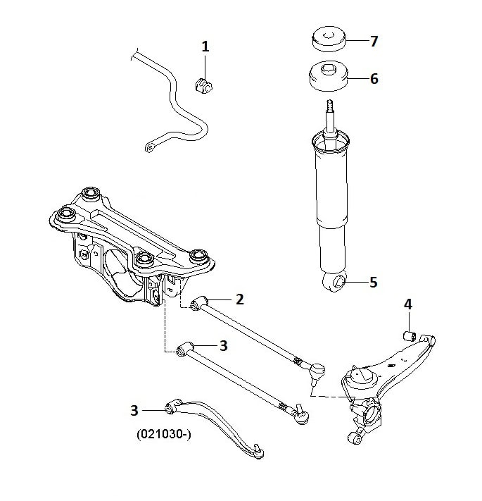 Rear suspension