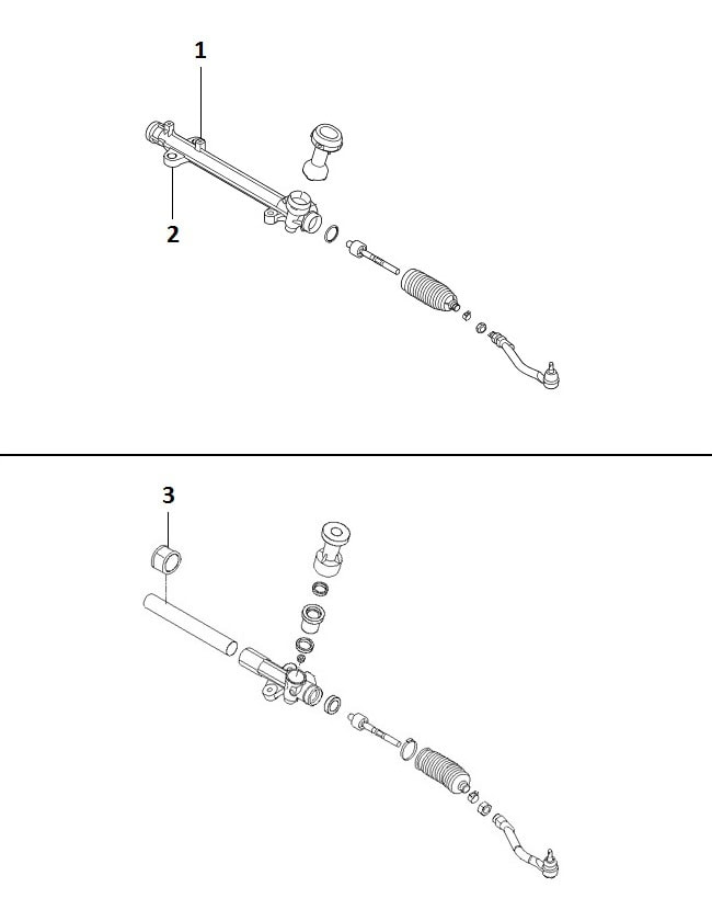 Steering rack