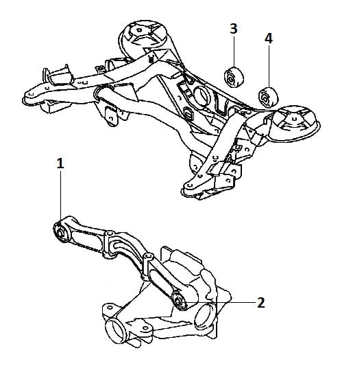 Rear gearbox