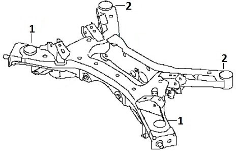 Rear subframe