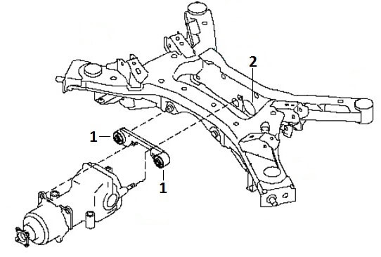 Rear gearbox