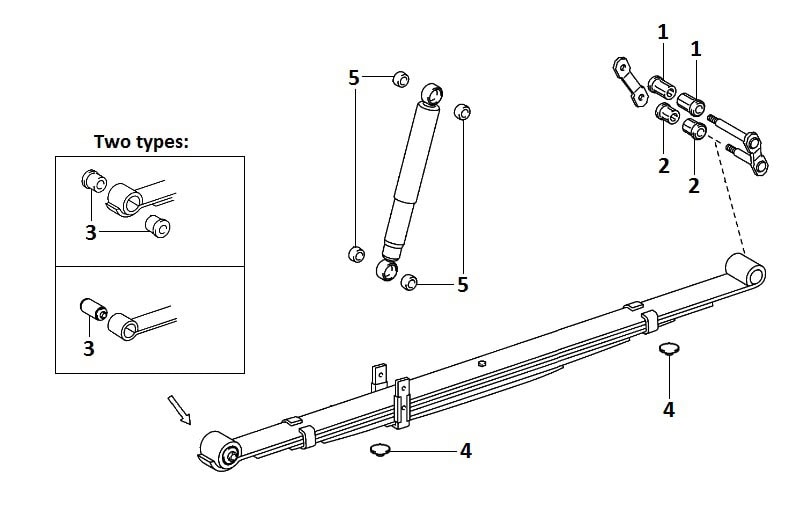 Rear suspension