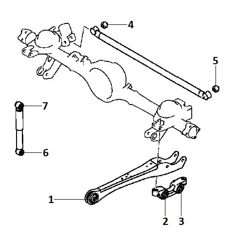 Rear suspension