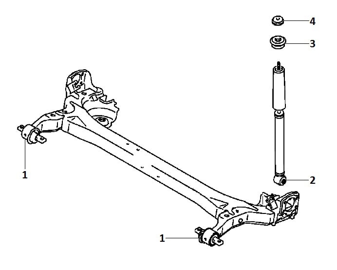 Rear suspension
