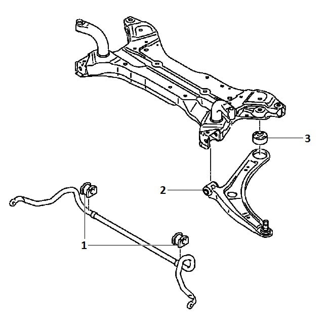 Front suspension 2WD