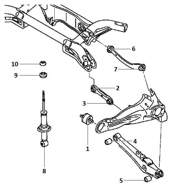 Rear suspension