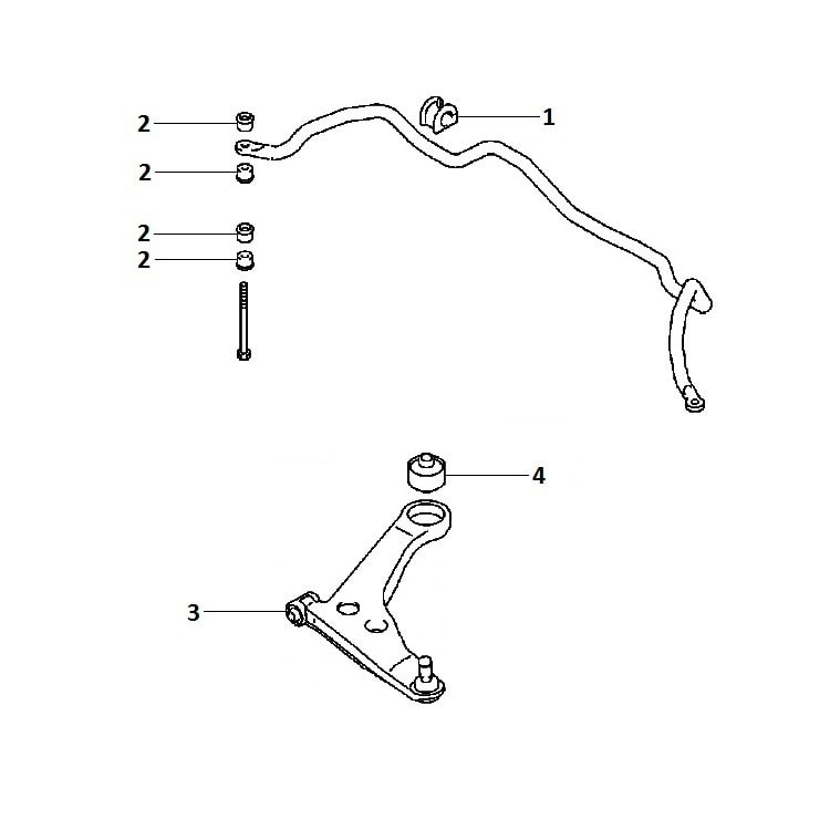 Front suspension 2WD