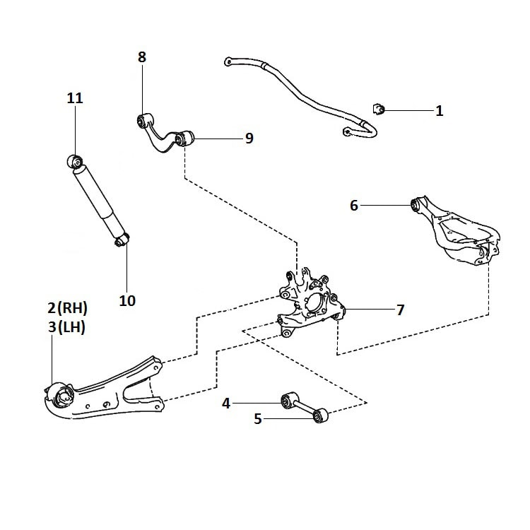 Rear suspension