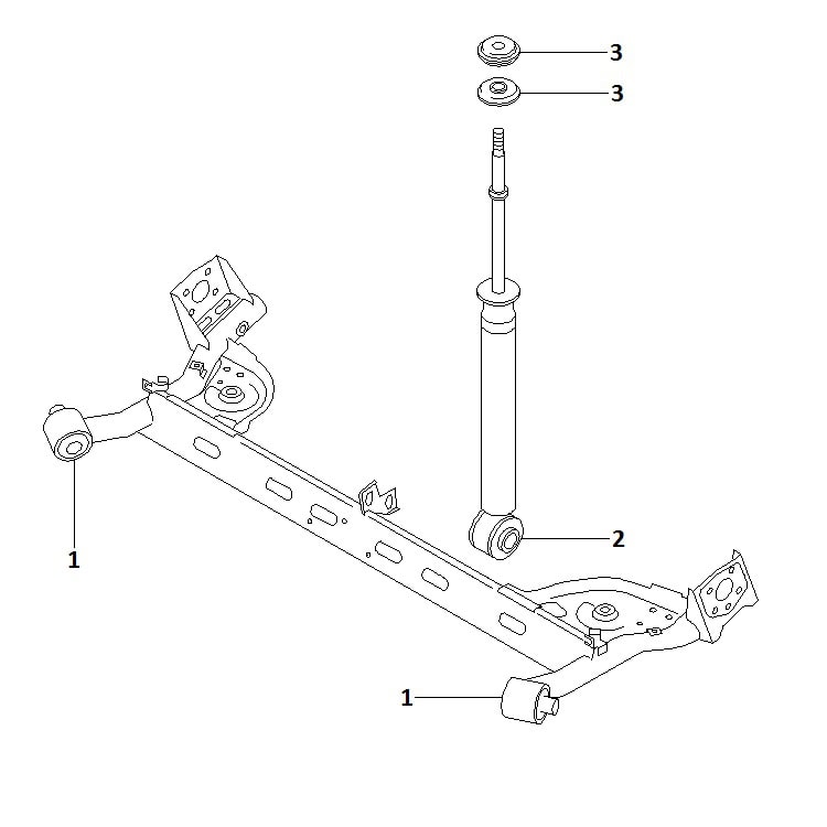 Rear suspension