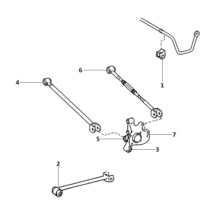 Rear suspension