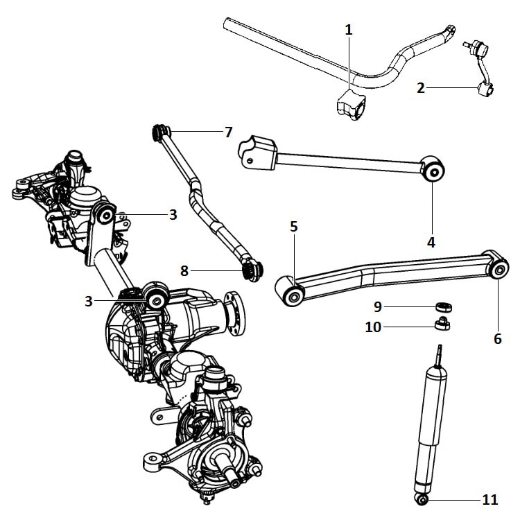 Front suspension