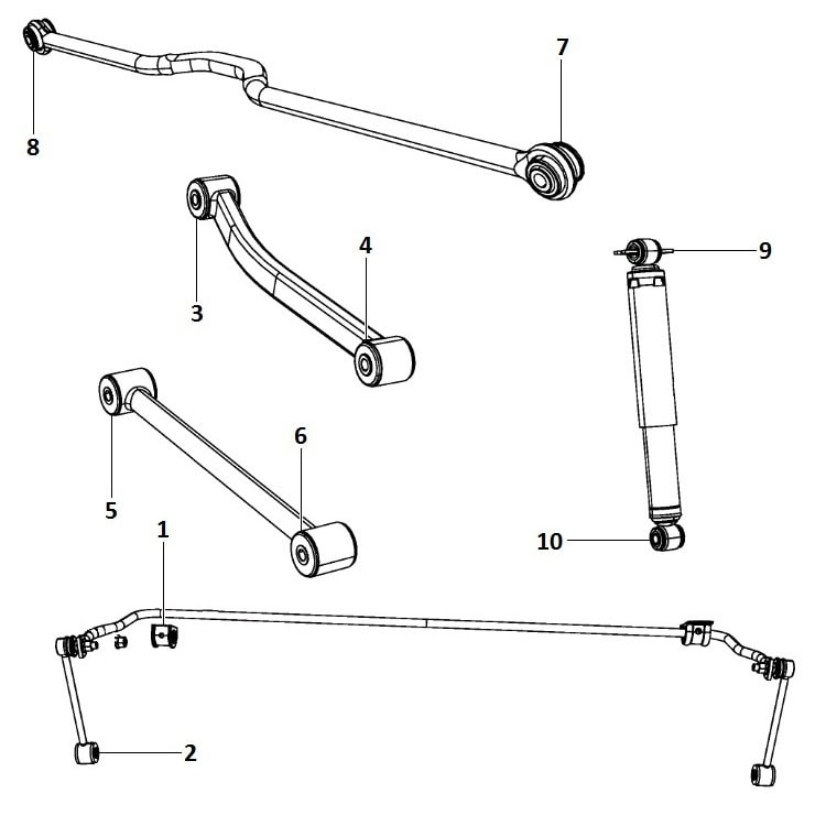 Rear suspension