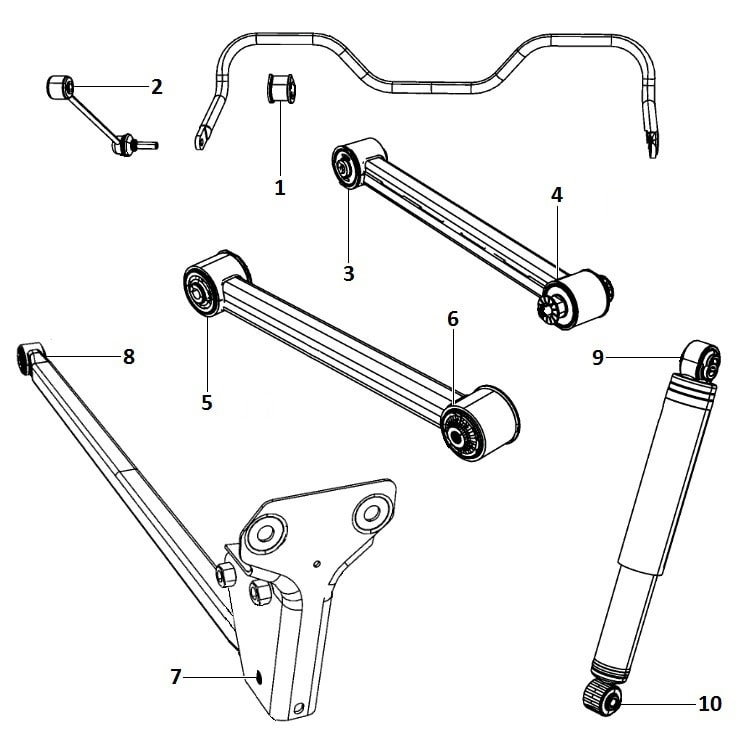 Rear suspension