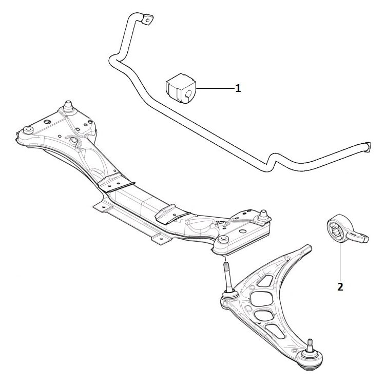 Front suspension 2WD