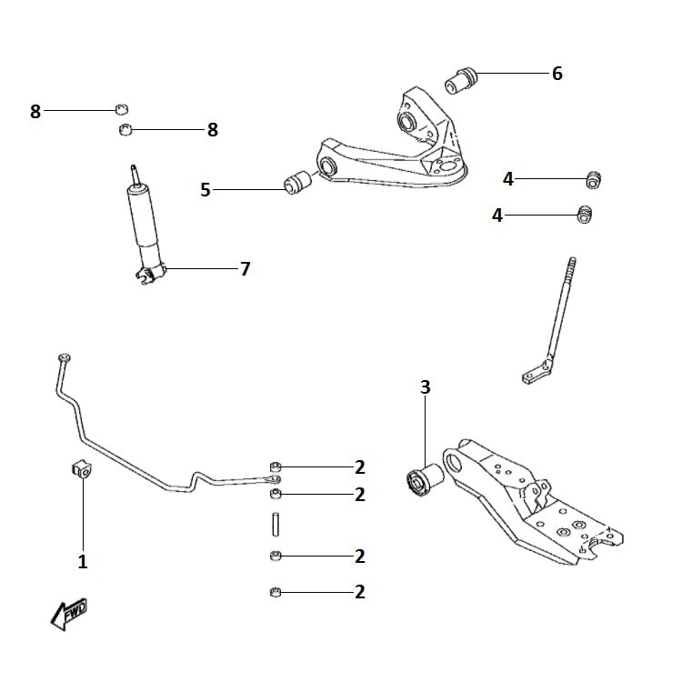 Front suspension