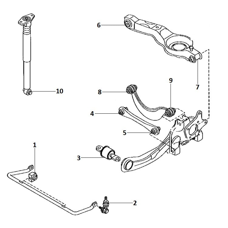 Rear suspension