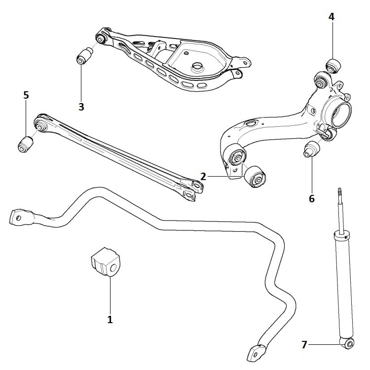 Rear suspension