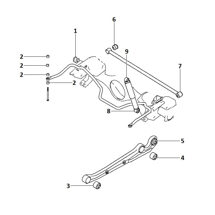 Rear suspension