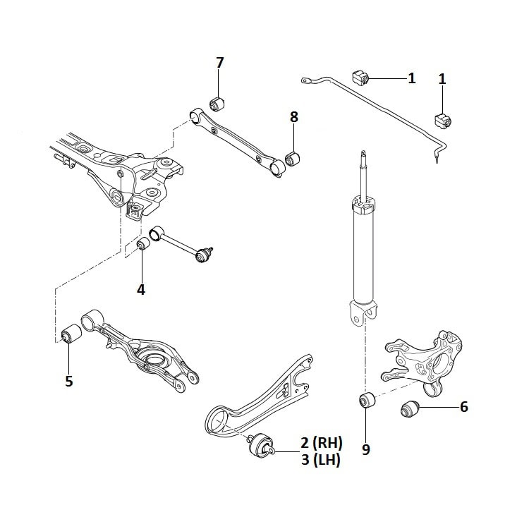 Rear suspension