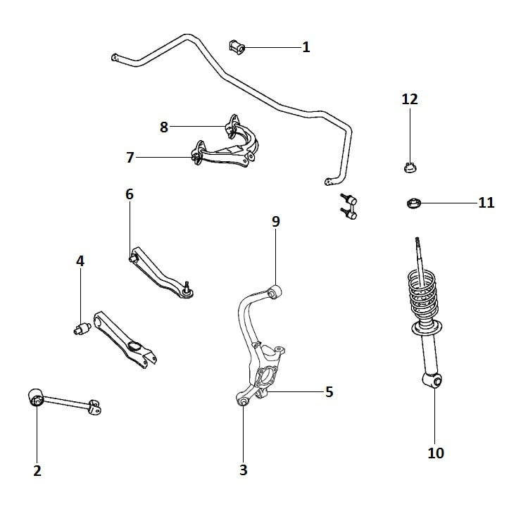 Rear suspension