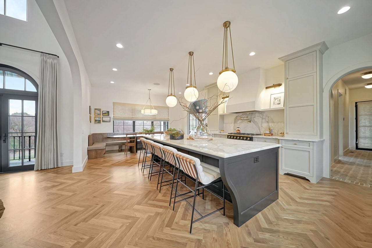 Herringbone Installation