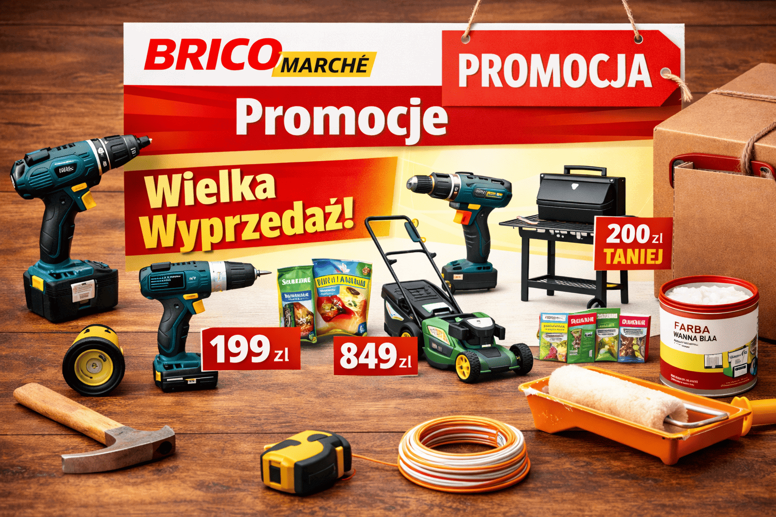 10 polecanych produktów z Bricomarché do domu, remontu i ogrodu