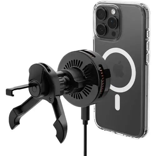 Uchwyt samochodowy Spigen Essential Hook Car Mount z ładowaniem Qi 2.2