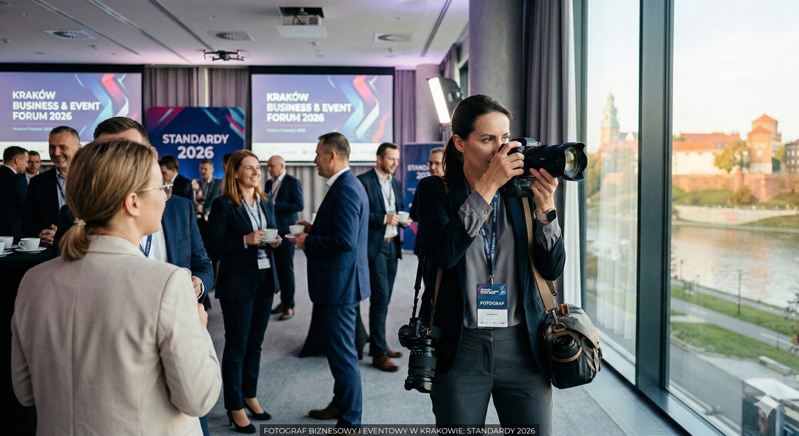 Fotograf biznesowy Kraków – reportaż z konferencji Kraków Business & Event Forum 2026