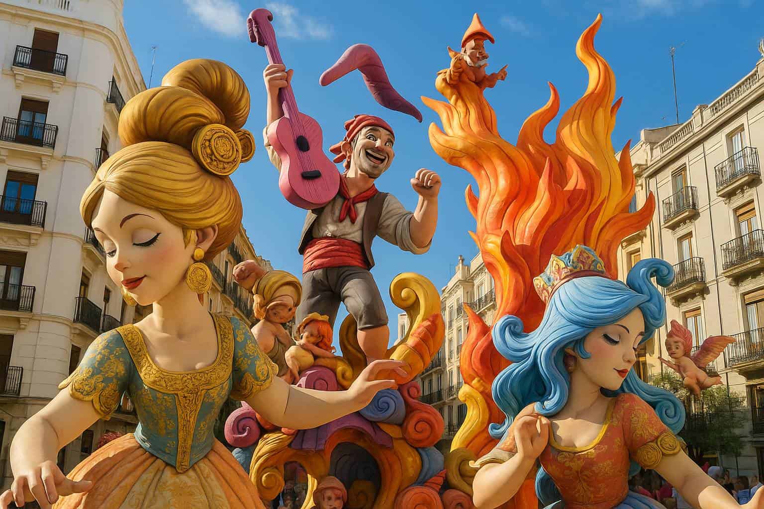 Feste tradizionali Spagna - Las Fallas Valencia